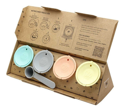 Caffettino Rechargeable Capsule Pack with Brazilian Ground Coffee 3