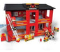 Dimare Fire Station with 2 Articulated Figures Flokys Sharif Express 0