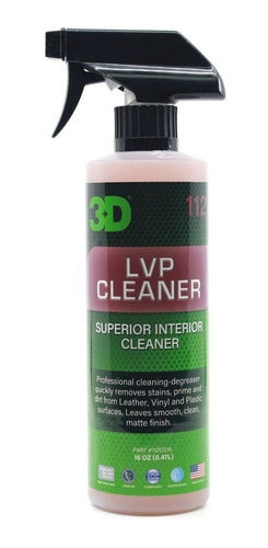 3D LVP Cleaner Leather and Plastic Cleaner 0