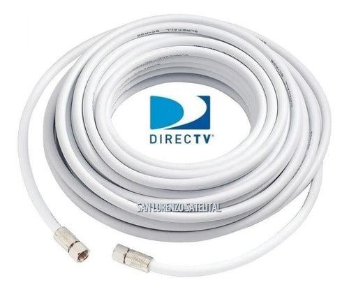 Rollo Cable Coaxil Rg6 Cablevision Directv Full Hd 25 Metros 1