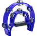 Musfunny Double Row Tambourine with 20 Pairs of Jingles - Blue 0