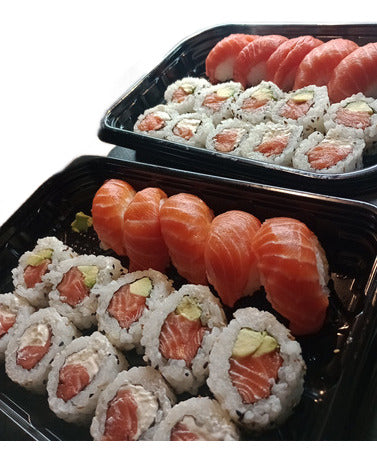 Bandejas De Sushi 15 Piezas De Salmon 5