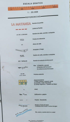 Filcar Mapa La Matanza Buenos Aires Laminado Varillado 4