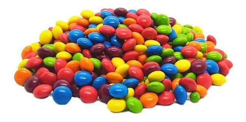 Lenteja De Chocolate Mini Rocklets Arcor Varios Colores 500g 0