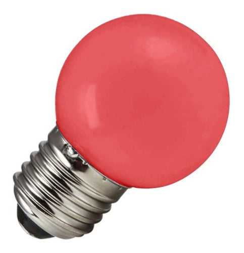 Vil Electro LED Light Bulb Garland 1W Red Drop E27 Common Base 0