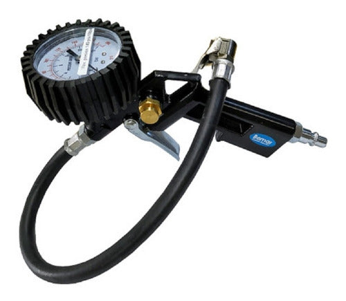 Bemar Pneumatic Inflator and Pressure Gauge 60 Pounds 0