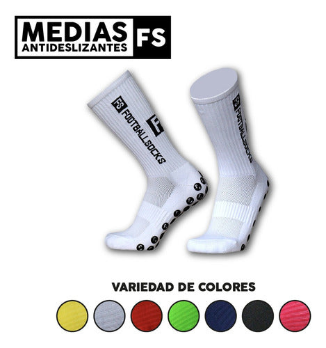 M&M Combo Fs Antislip Socks + No Foot Socks + Shin Guards 1