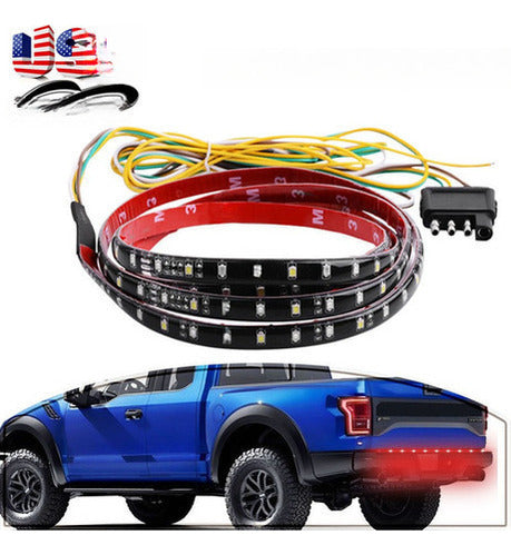 Flexible 60  Led Coche Carro Rv Trasera Tira Barra Luz De Fr 3