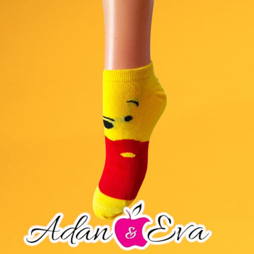 Comedia Winnie Pooh Animated Ankle Socks 1728 3