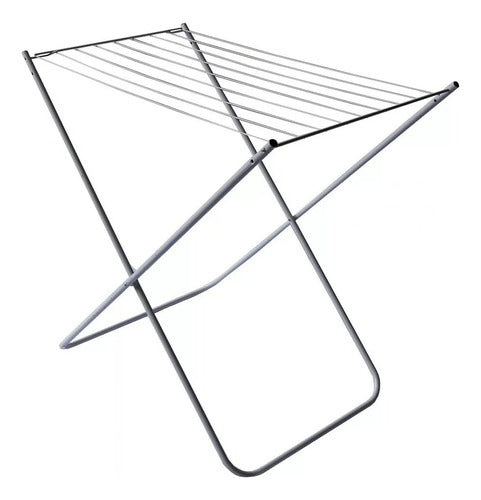 Universal Large Simple Black Drying Rack 9 Bars 50x90x85 0