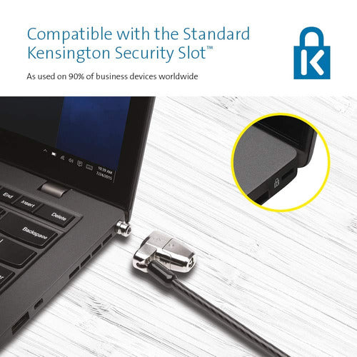 Kensington Clicksafe 2.0 Keyed Cable Lock For Laptops 3