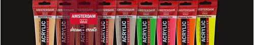 Amsterdam Acrylic Standard Series Fluorescent and Metallic 120ml 1