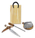 VG Deco Combo Kit Asador Parrillero Provoleta Chaira Cuchillo Tabla 0