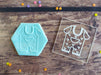Acrylic Baby Shower Onesie Body Mod 2 Texturizing Stamp 1