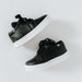 Prin Fine Black Eco-Leather Sneakers for Kids 0