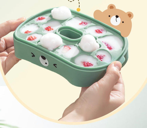 Zarco Ice Cube Mold with Bear Design - 13 Cubes 1