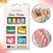 Fashion Fake Nails 96pcs Square Short Press On Pastel Color 0