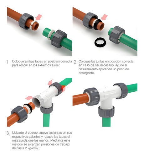 Acople Rapido Te 3/4 Comp Profesional Traba Mecanica Duke 7