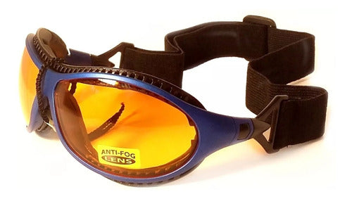 Freeride Mirrored Cycling Glasses Interchangeable Anti-Fog Blue Unisex 0