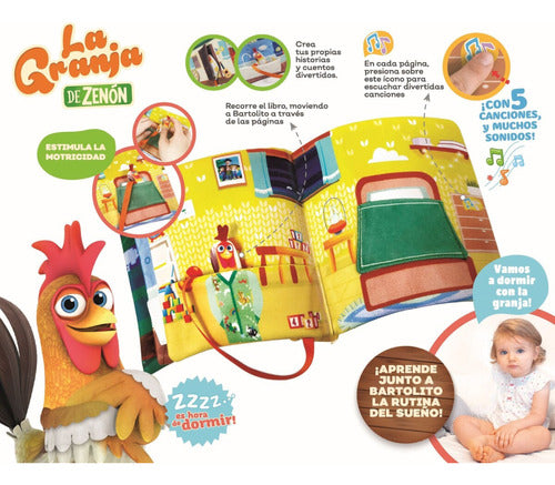 La Granja de Zenón Soft Fabric Early Stimulation Toy Book 2