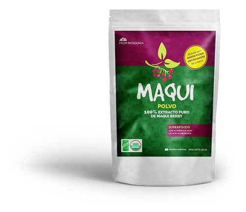 Maqui Berry Organico Certificado Suministro Para 60 Días 0