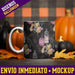 Kit  Plantillas Para Tazas Halloween Sublimación M5 1