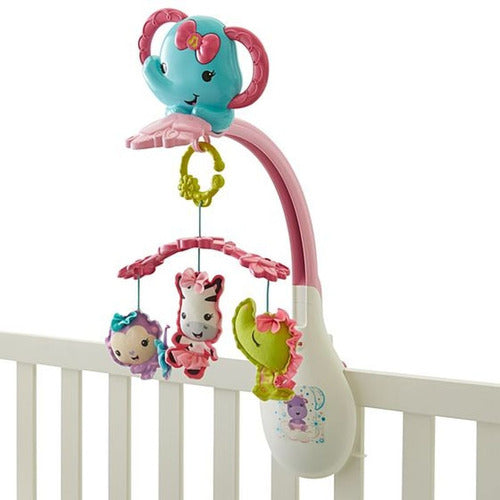 Fisher-Price Baby Elephant and Animal 3-in-1 Mobile 0