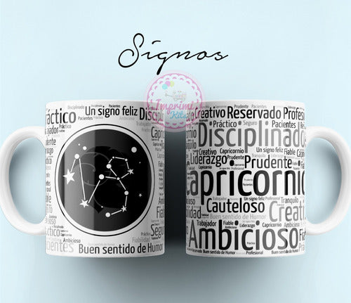 Imprimi Kits Plantillas Tazas Signos Zodiaco Sublimar Sublimación #t166 4