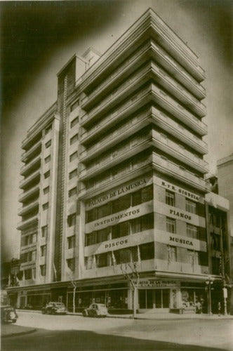 Montevideo Antiguo - Año 1941 Palacio De  - Lámina 45x30 Cm. 1