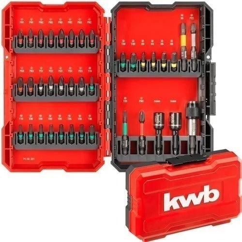 Juego De Puntas Impacto De 37 Piezas Caja L- Box Kwb Einhell 0