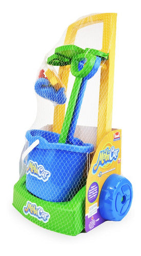 Citykids Mobi Car Set Beach Sand Play Set with Usual Cart IK 0