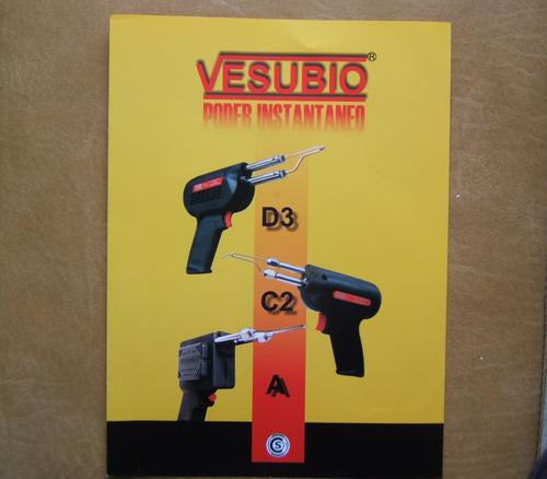 Vesubio Juego Tapas Soldador D3 Tipo Pistola 270W Originales 4