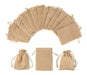 CleverClover Pack of 60 Burlap Bags 10 x 14 Cms 4