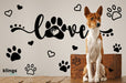 Klings Decorative Vinyl Love Pets Dog Cat Paws 0