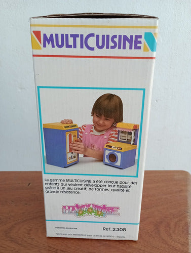 Tabla De Lavar Happy House. Multi-cocina Casa Muñeca 80s Arg 5