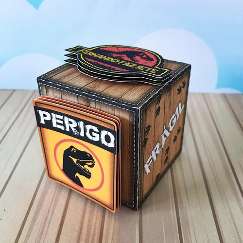 Dino Dinosaurios Cajas Golosineras Para Fiestas De Cumpleaños 3