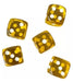 25 Transparent Acrylic Large 17mm Dice Various Colors Pack 2
