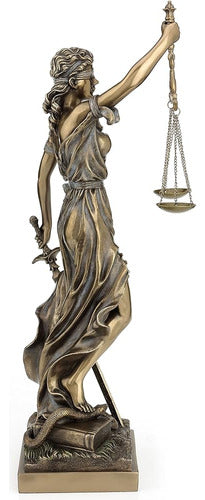 Veronese Design Bronze Lady Justice 18 Inches 3