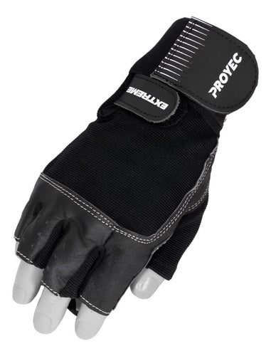 Proyec Extreme Leather Gym Gloves with Wrist Support 2