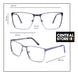 Vulk Prevus Metal Frame Glasses with Blue Light Filter 3