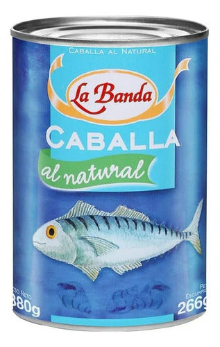 La Banda Natural Mackerel X 380 Gr Pack X 12 Units 0