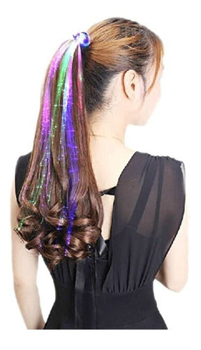 Michaels P LED Hair Extensions X10 Fiber Optic 1