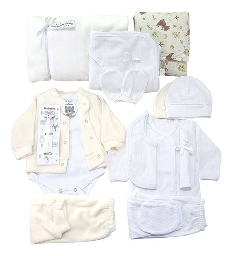 Newborn Plush Winter Layette. 15-Piece Box Set 1