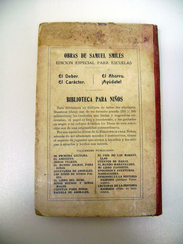 El Ahorro Samuel Smiles Sopena Libro Antiguo 1910? Boedo 1