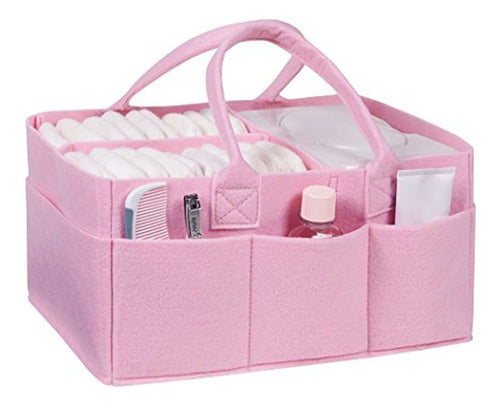 Sammy & Lou Ice Pink Felt Storage Cart 2