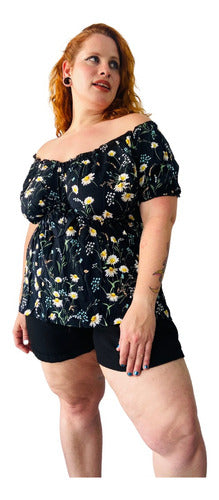 Floral Paisana Blouse Pili Plus Size Summer Specials 9