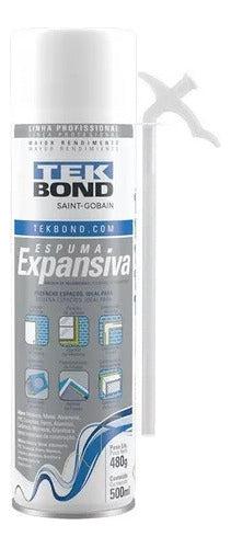 Sellador Expansivo Espuma De Poliuretano Tekbond 480g 500ml 0