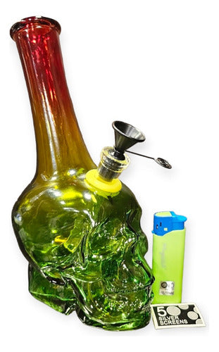 Paramos Thick Pyrex Bong / Ideal Size / Water Pipe / Design 1