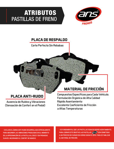 Pastillas Freno Fiat Stilo (delantera) Ans 2