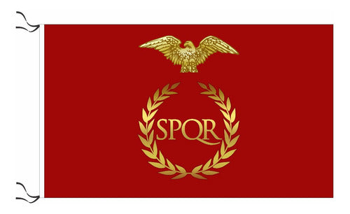 Rapi Arte Bandera Imperio Romano Occidental SPQR 90 X 150cm 0